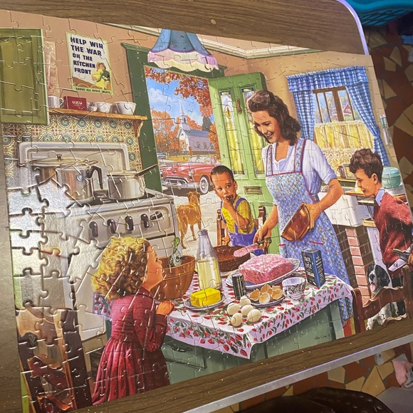 🧩300 piece puzzle lot🧩missing no pieces🧩antique kitchen scenes.🧩 - Picture 4 of 7